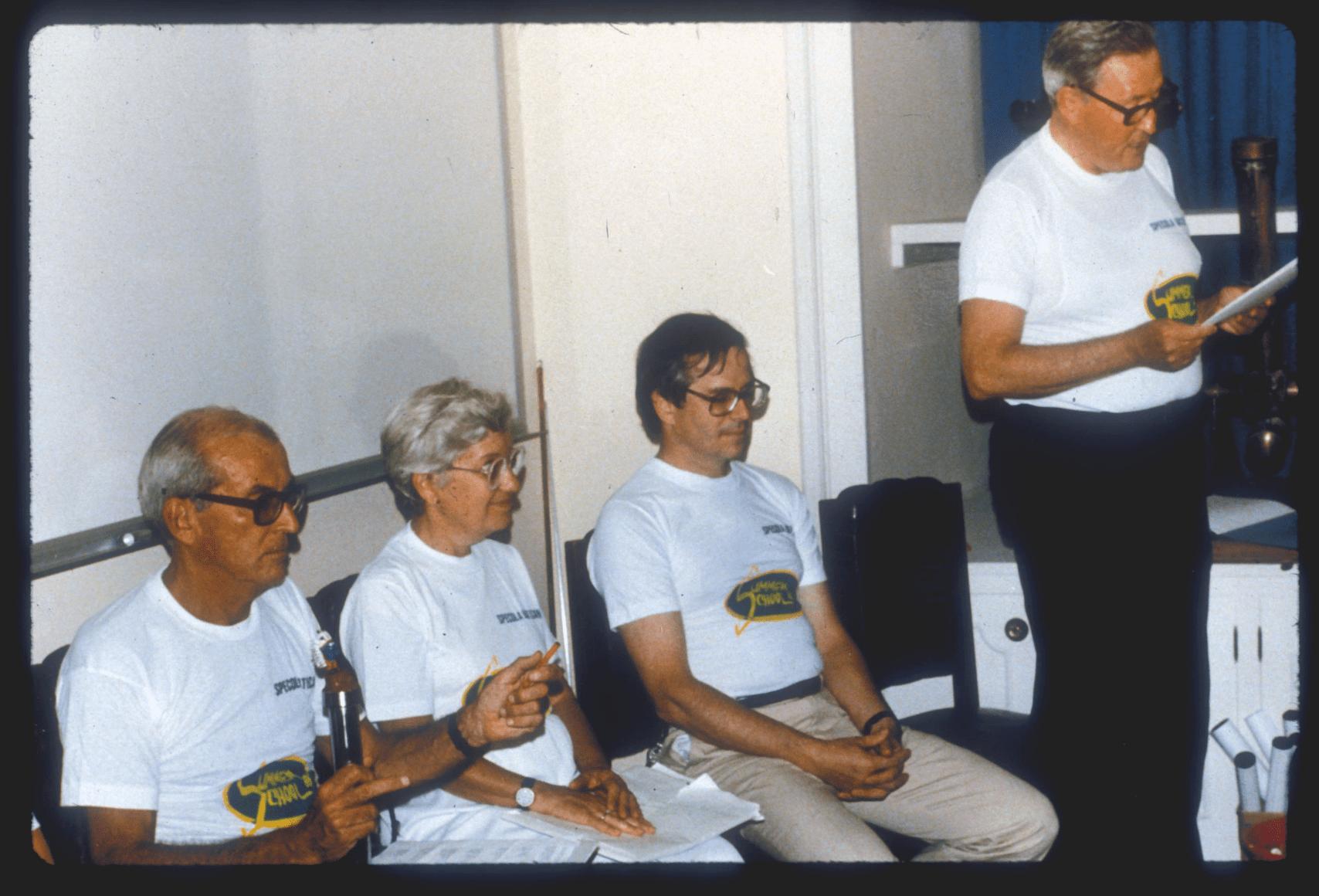 Vatican Obsevatory team members, 1986.