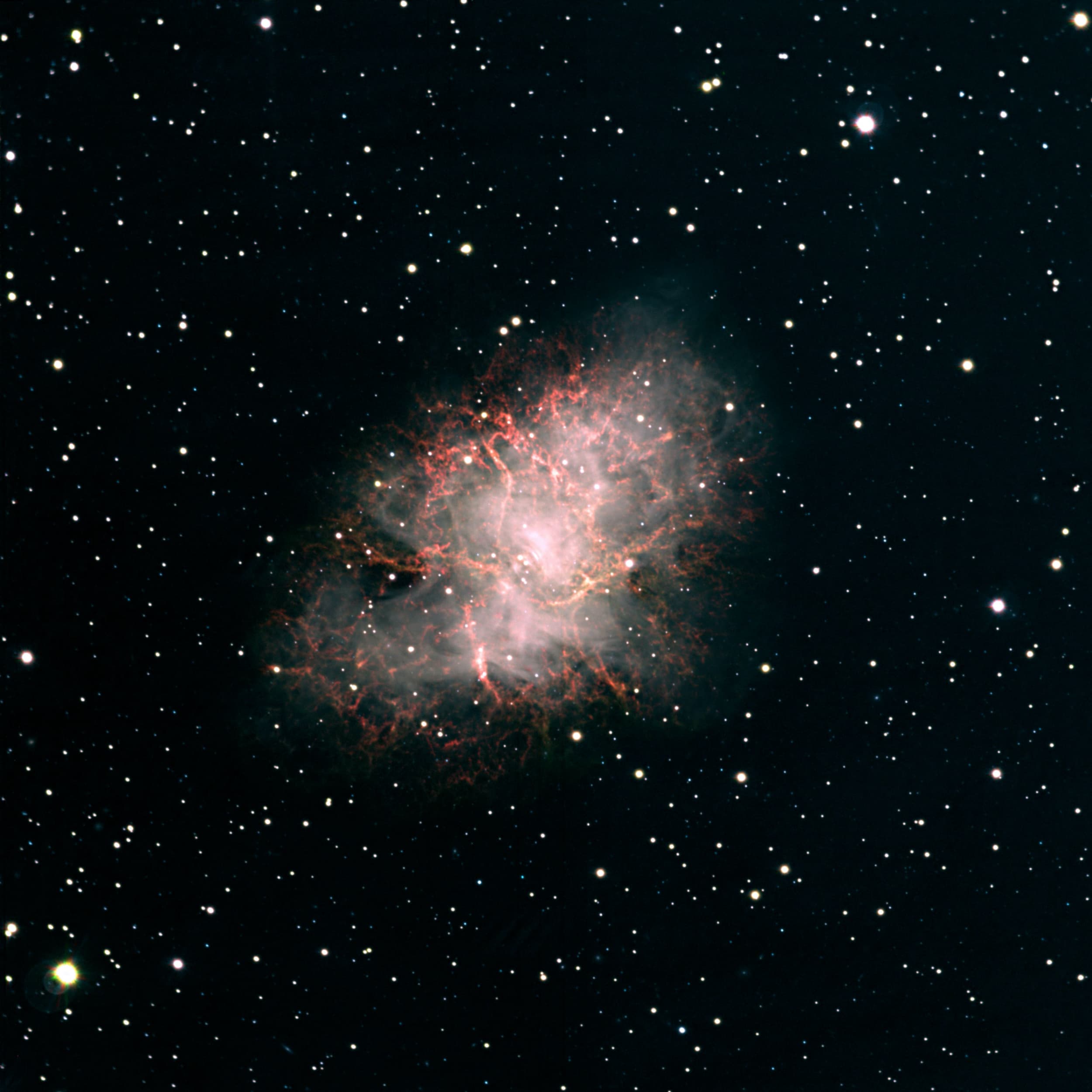 M1 Crab Nebula in Enhanced Color