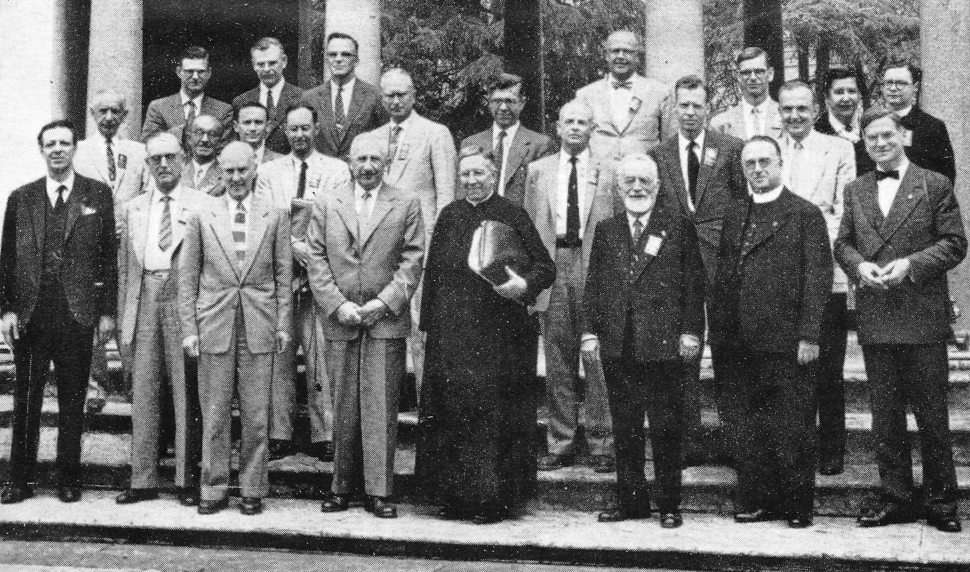 The Attendees of the 1957 Vatican Conference on Stellar Populations.