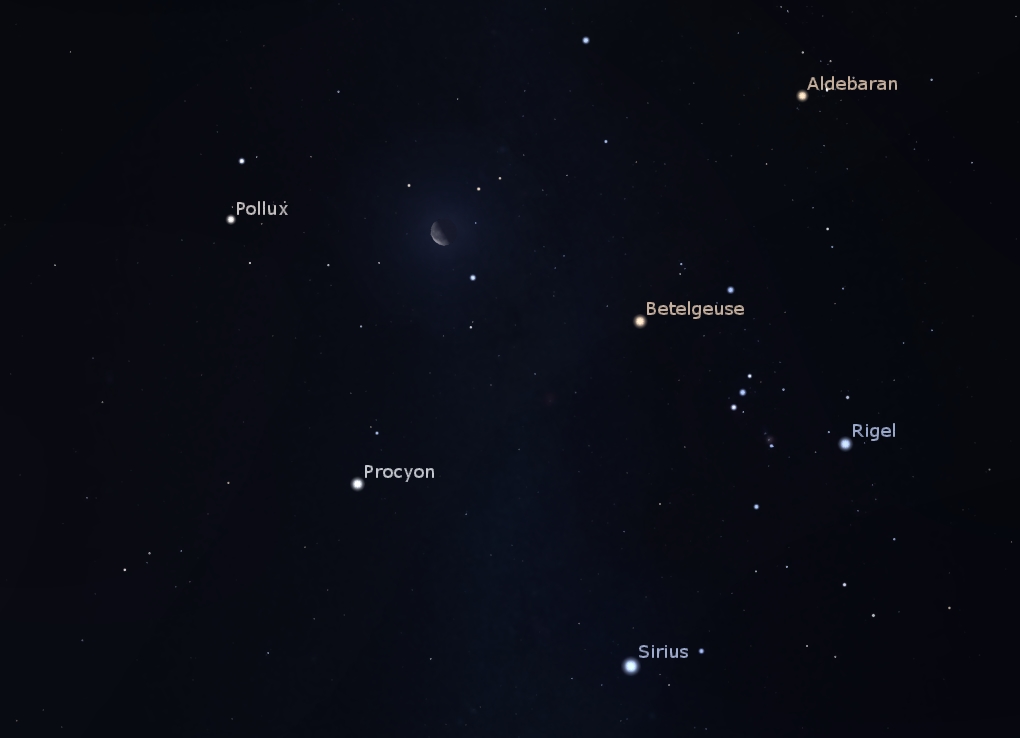 Southeastern predawn sky