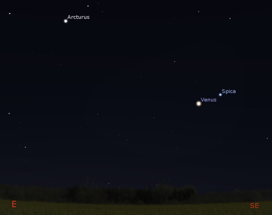 Venus and Spica