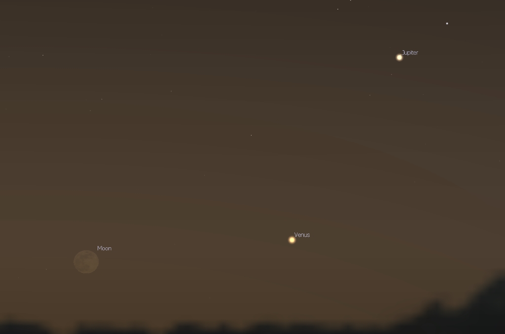Eastern predawn sky, Nov. 17, 2017