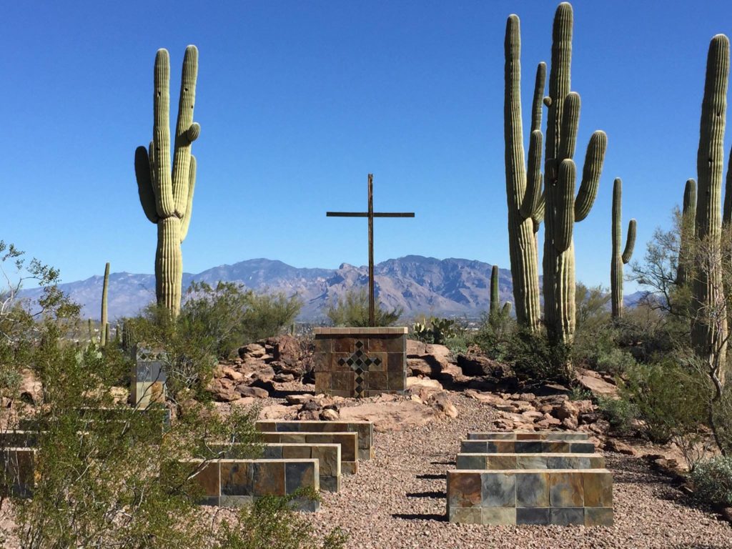 Outdoor Chapel at the Redemptorist Renewal Center, just north of Tucson, Arizona.