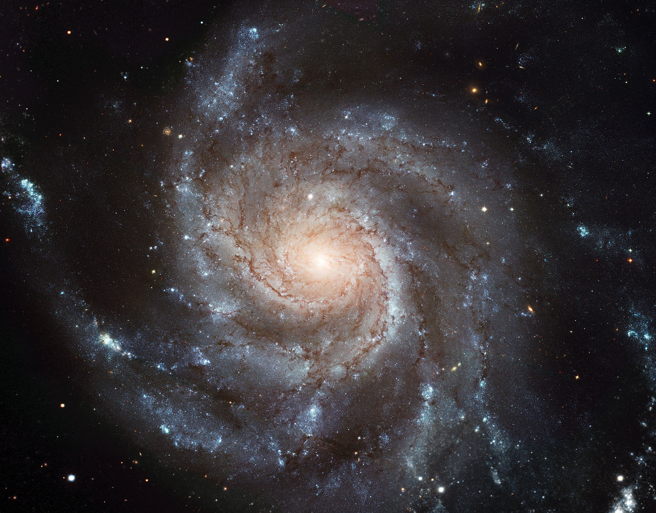 M101 - The Pinwheel Galaxy in Ursa Major. Credit: ESA/NASA/Wikimedia Commons