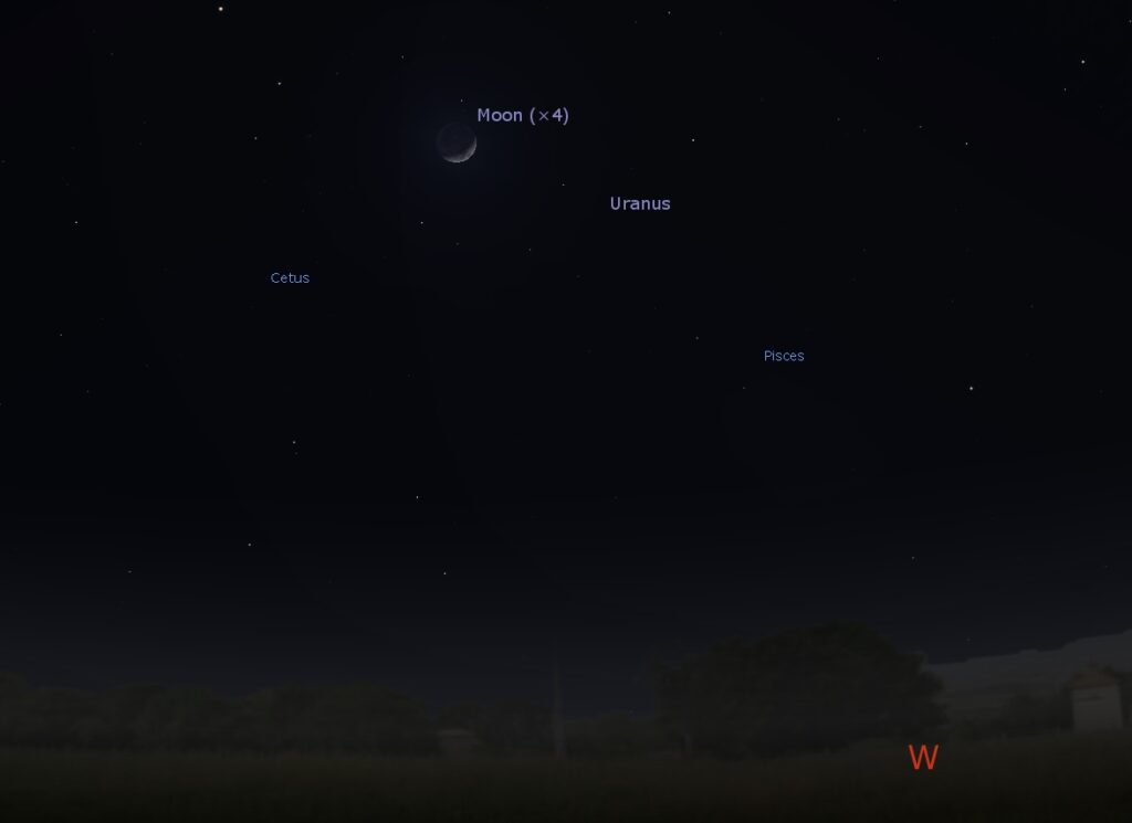 Western sky after sunset, Feb. 20, 2018.