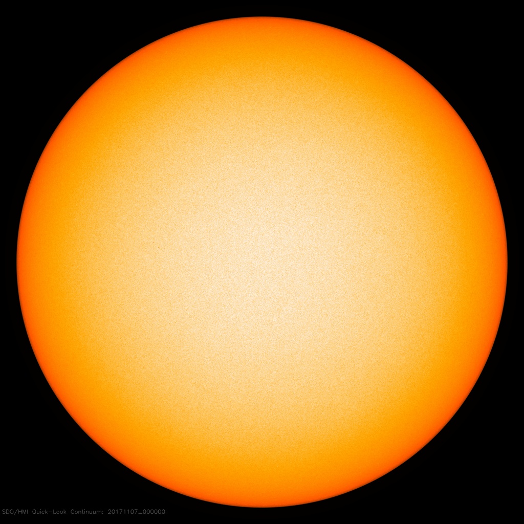 Featureless, boring Sun