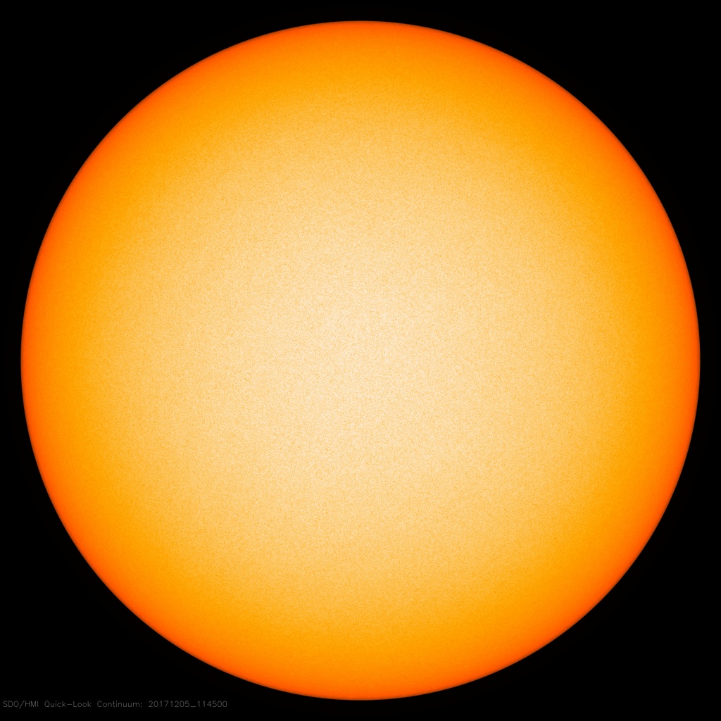Featureless, boring Sun