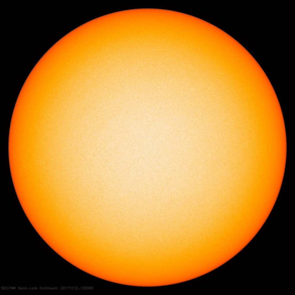 Featureless, boring Sun