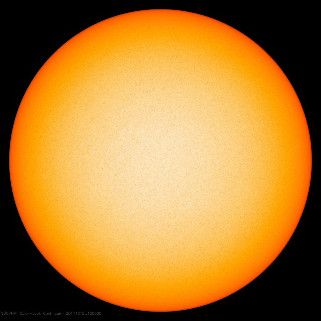 Featureless, boring Sun