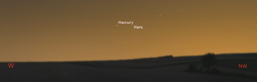 Mercury and Mars