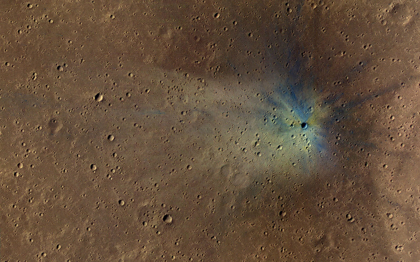 Impact Crater on Mars