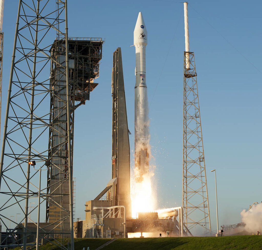 Liftoff of OSIRIS-REx from Pad 41. Photo credit: NASA/Sandy Joseph and Tim Terry