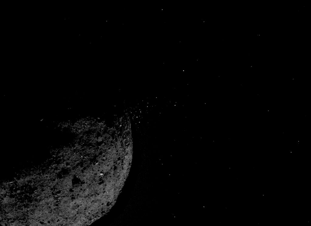 Bennu particle jets