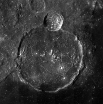 Gassendi Crater - Image Credit: NASA