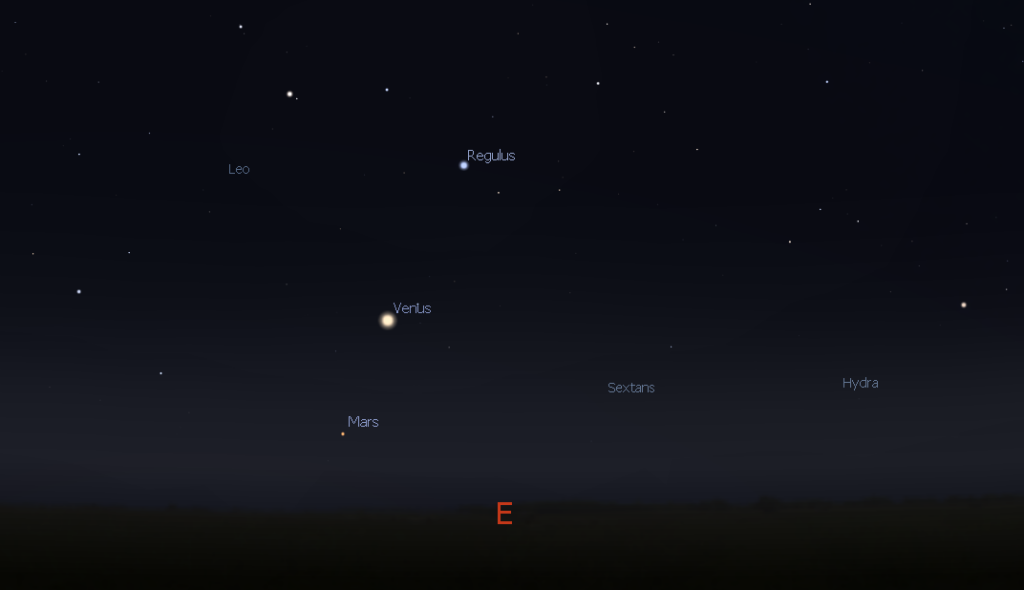 Conjunction in the eastern predawn sky - Sept. 26, 2017