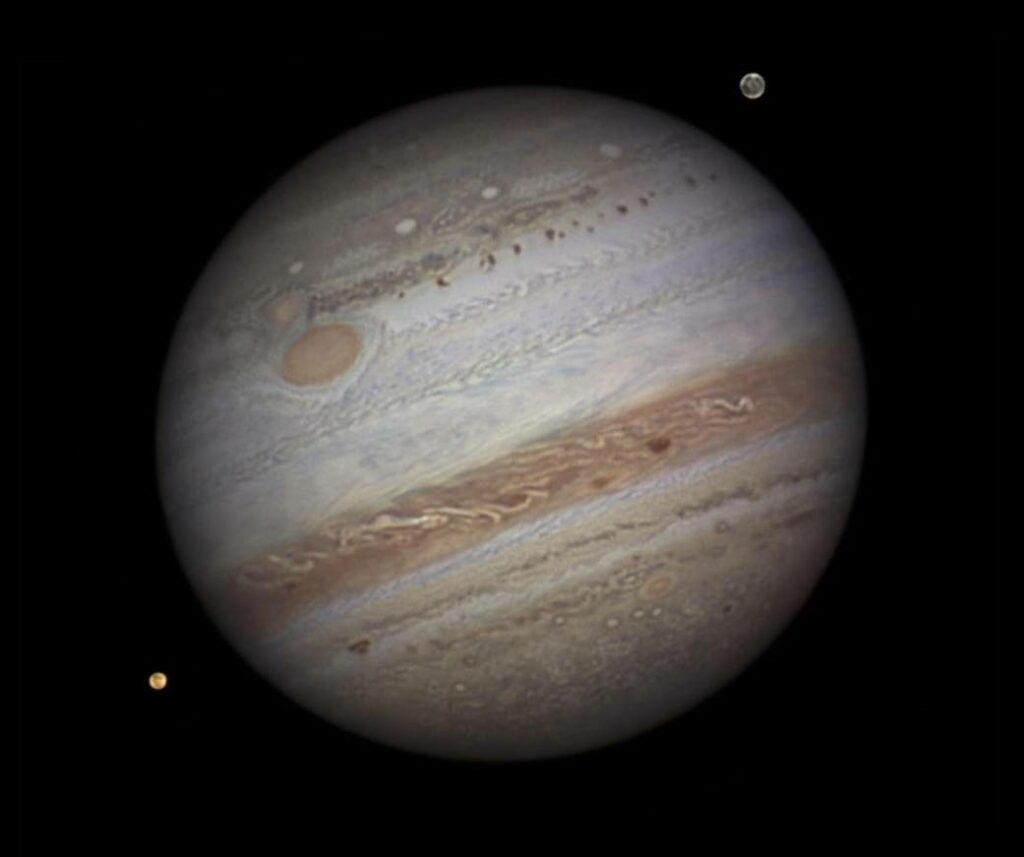 Image of Jupiter from the NASA gallery. Credit: Damian Peach