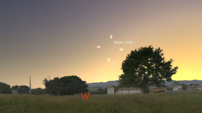 9 PM June 25 2017 Western Sky