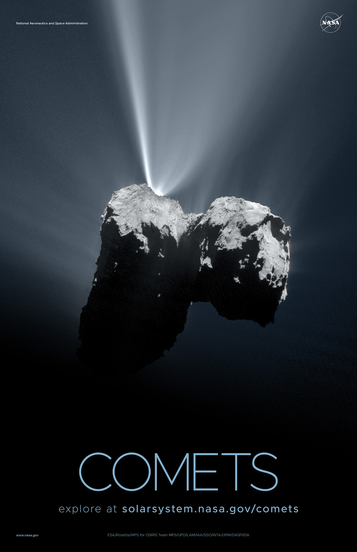 NASA Comet Poster