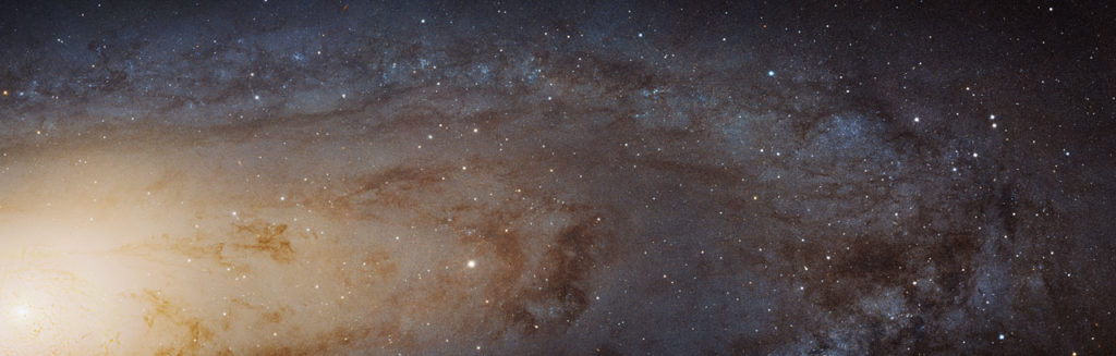 Sharpest ever view of the Andromeda Galaxy. Click to see ZOOMable 6000px image. Image credit: NASA, ESA, J. Dalcanton (University of Washington, USA), B. F. Williams (University of Washington, USA), L. C. Johnson (University of Washington, USA), the PHAT team, and R. Gendler.