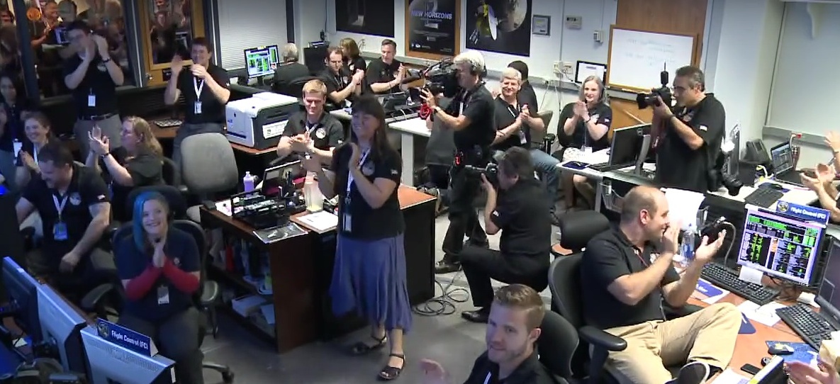 Applause at Mission Ops