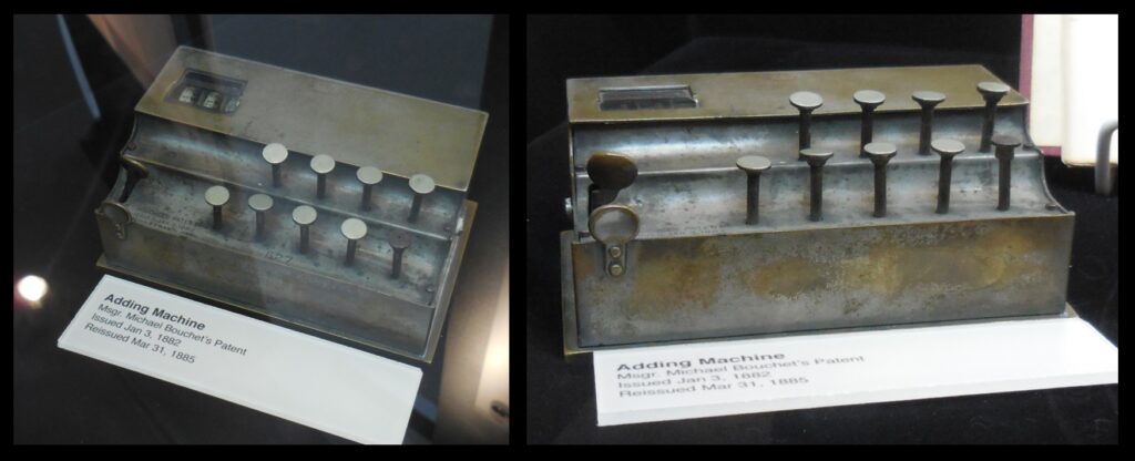 Bouchet’s adding machine.