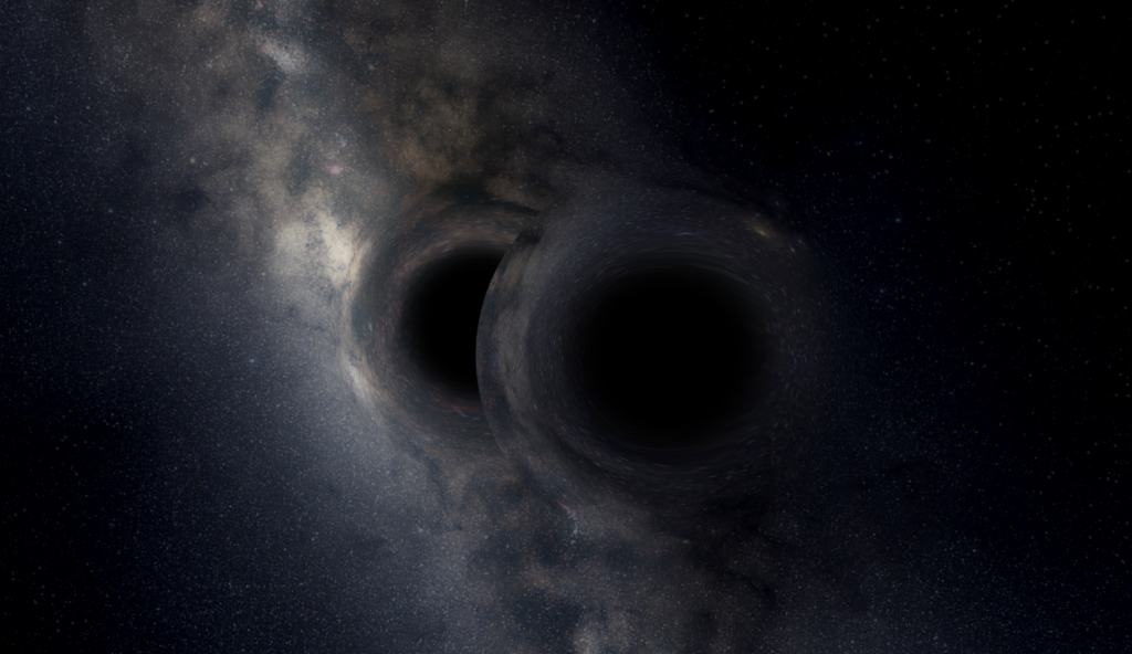 Visualization of Binary Black Holes. 