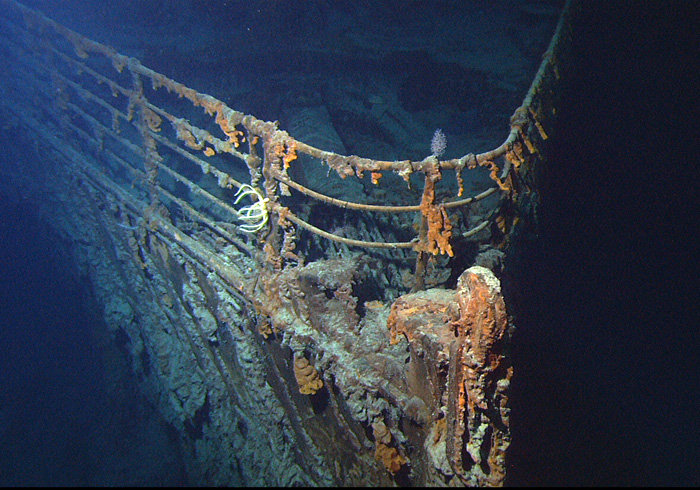 Ruins of the Titanic. Image Credit: Wikipedia - ESA webpage.