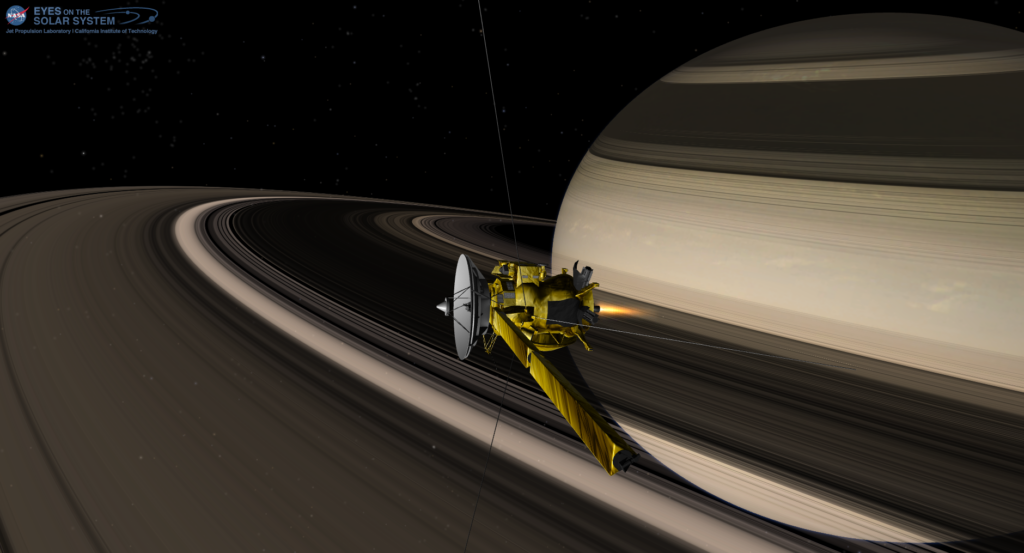 Cassini Orbital Insertion Burn