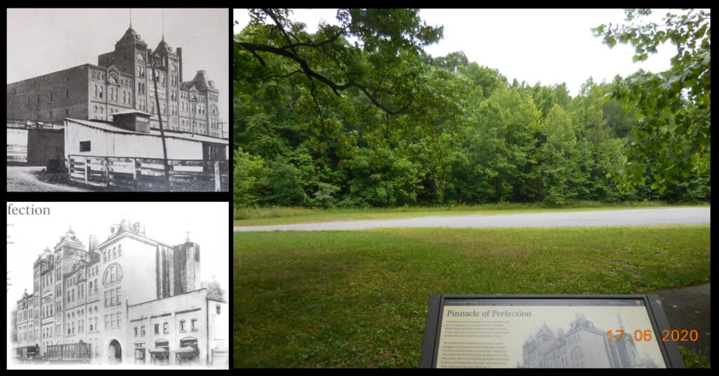 Right—the location of the former New South Brewery in Middlesboro, seen in the photos at left.