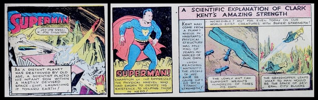 The man from the doomed planet Krypton first appeared in Action Comics #1 in 1938.