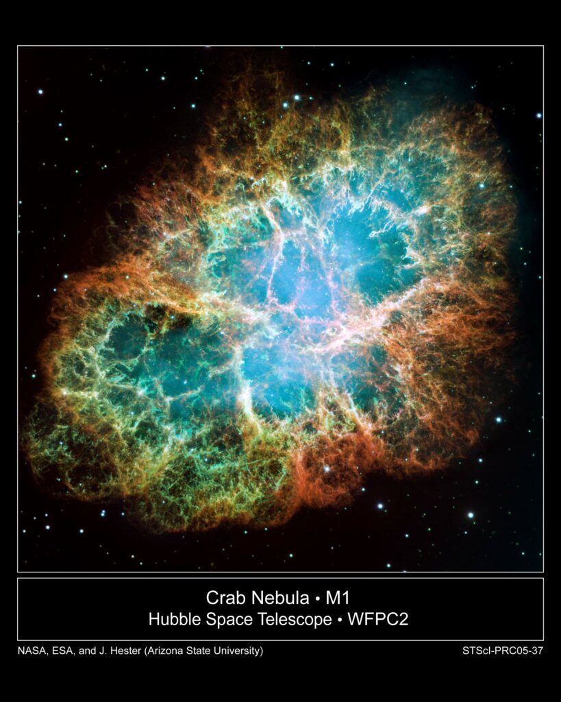 Crab Nebula from the Hubble Space Telescope