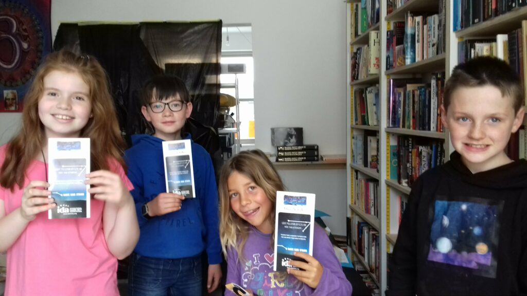 Happy with their Dark Sky leaflets from Mayo Dark Skies 