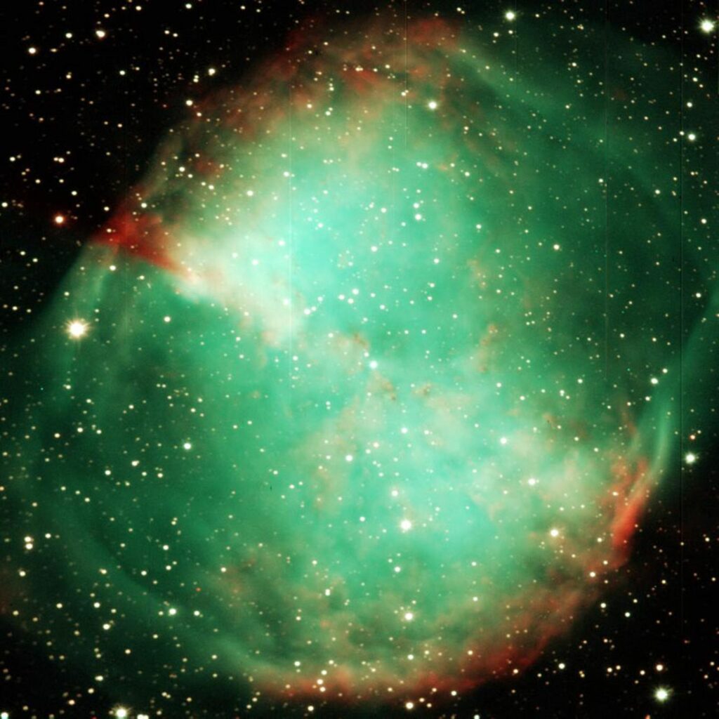 VATT Image of the Dumbbell Nebula. Image Credit: Vatican Observatory.