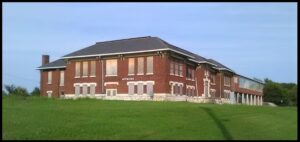 Hopkinsville’s Crispus Attucks High School, long closed, which we passed on our walk, is just some blocks north of Sts. Peter & Paul.