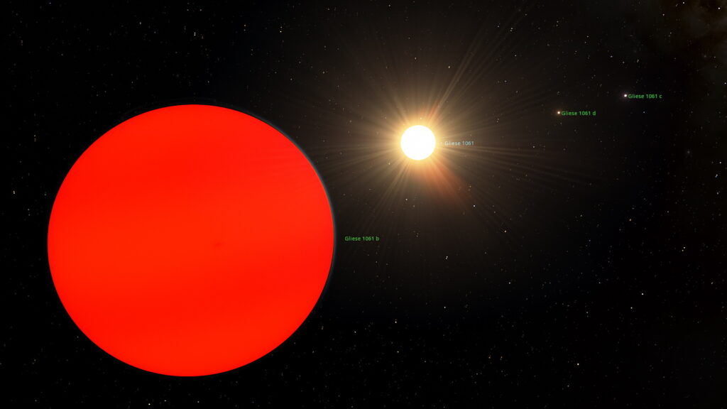 Exoplanet Gliese 1061 b