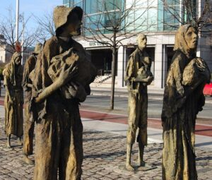 Dublin Famine Memorial. 