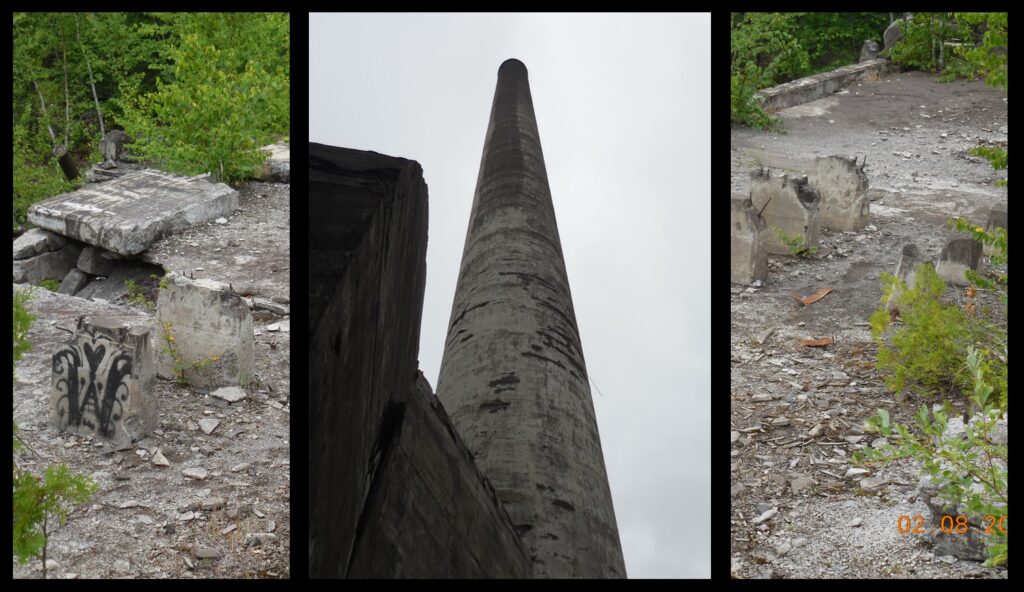 Ruins of the mill at Gay, Michigan.