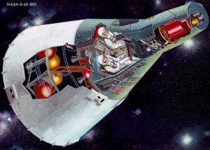 Artist's conception of Gemini spacecraft.