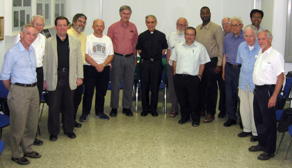 The summer after his election, Fr. Nicholas visited the Vatican Observatory. Note that none of us are wearing ties. (photo credit, Fr. Rich Boyle)