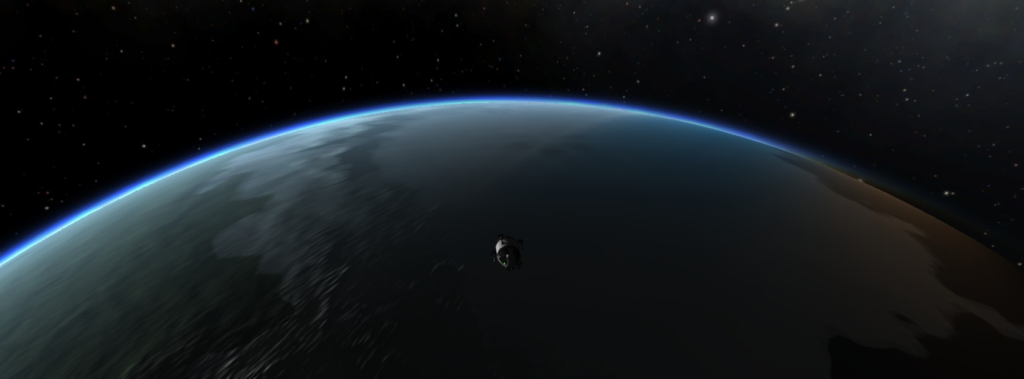 In orbit of Kerbin