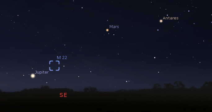 Location of M22