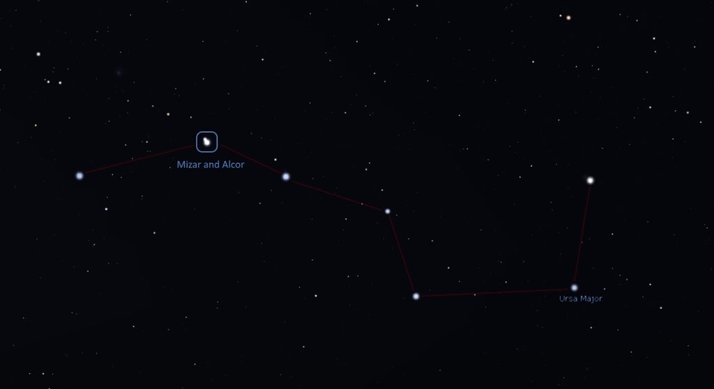 Mizar and Alcor