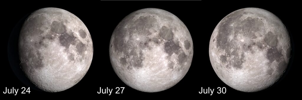 The Moon for the week of July 24-30 2018