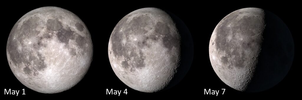 The Moon May 1-7 2018