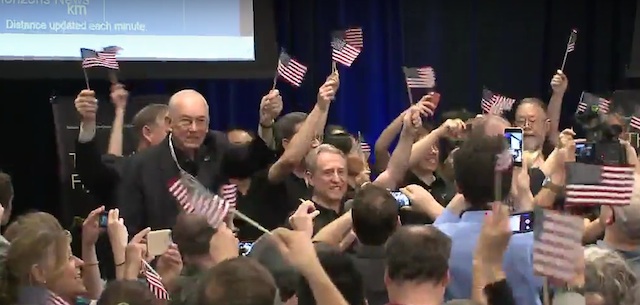 NH Team Waving Flags