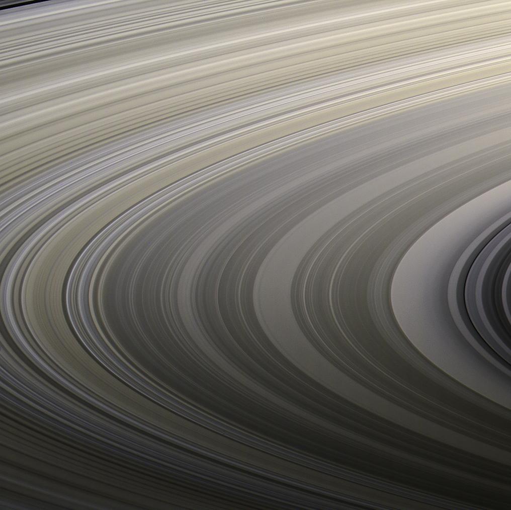 Close-up of Saturn's Rings
