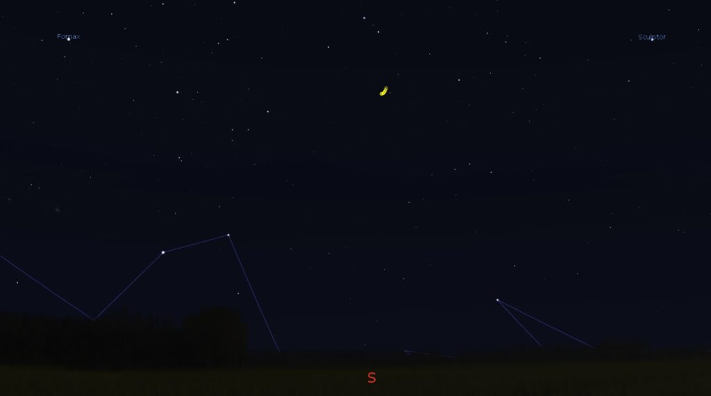 Position of Comet 46P Wirtanen 