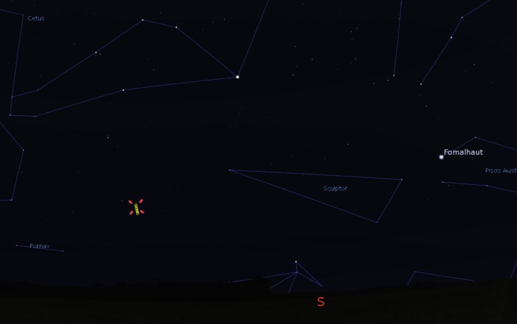 Position of Comet 46P/Wirtanen