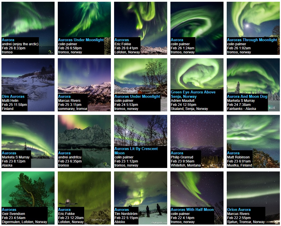 Aurora images