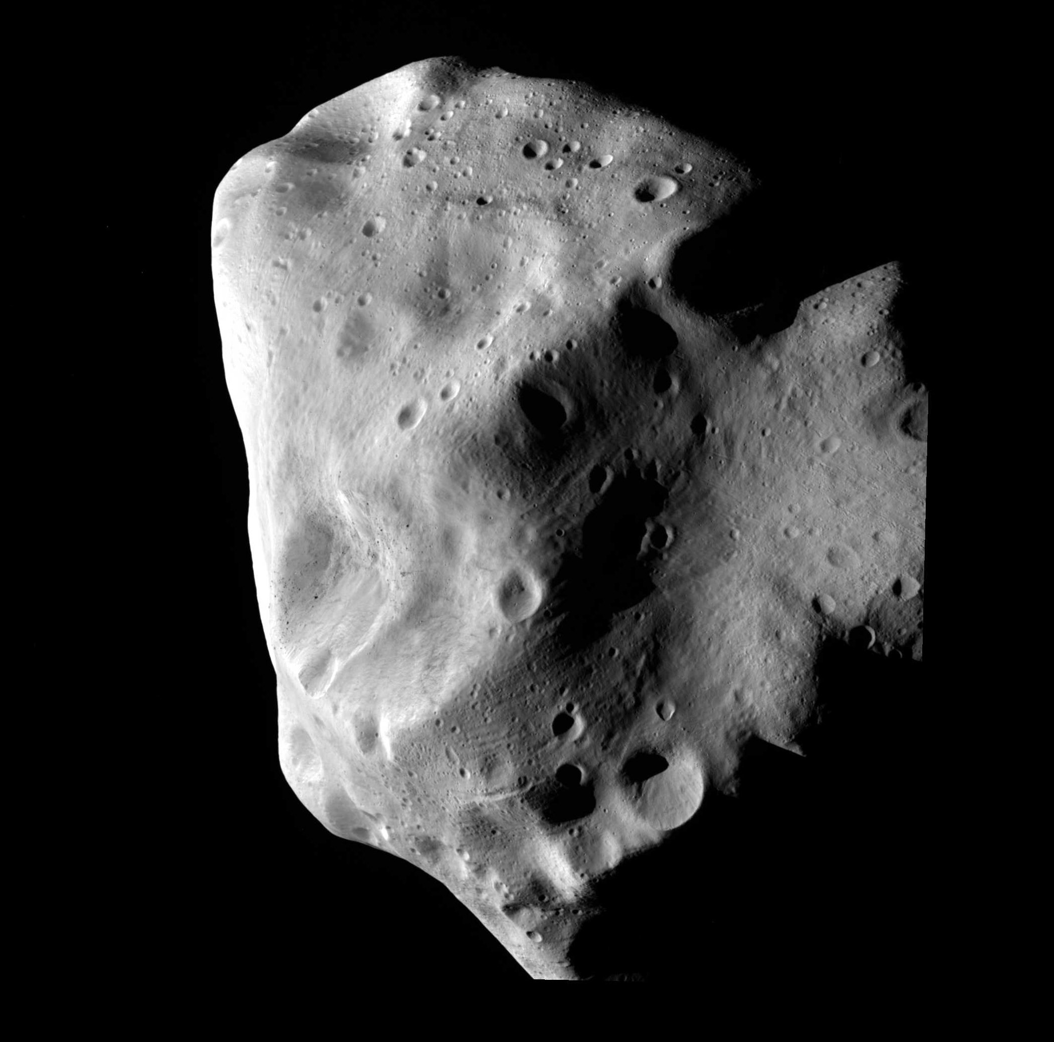 ESO image of asteroid Lutetia, via wikipedia